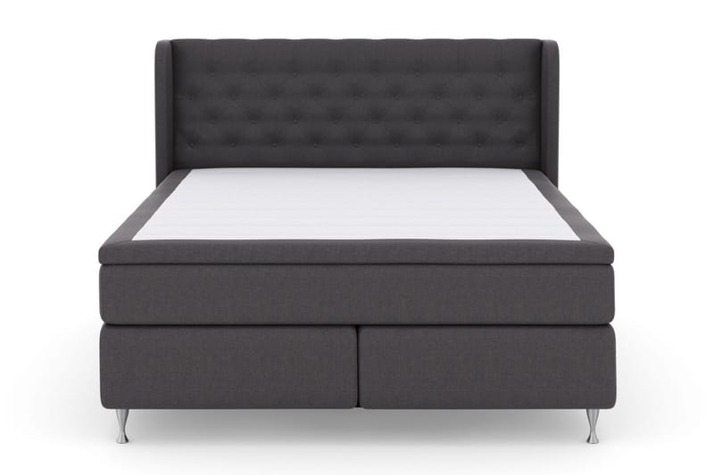 Select No 6 Komplett Sängpaket 160x200 Fast/Medium Watergel - Mörkgrå/Silver - Möbler - Säng - Kontinentalsäng