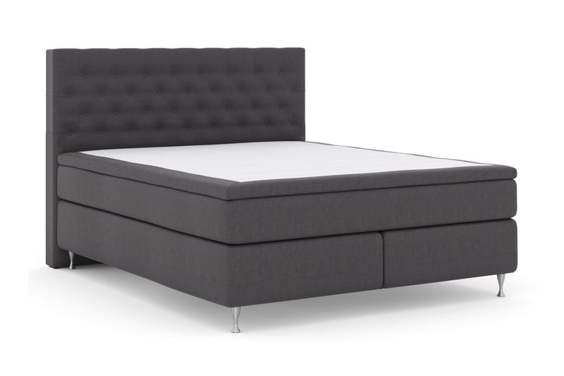 Select No 6 Komplett Sängpaket 160x200 F/M Latex/Memory - Mörkgrå/Silver - Möbler - Säng - Komplett sängpaket