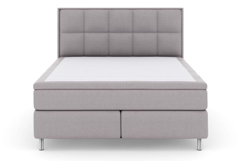 Select No 6 Komplett Sängpaket 160x200 F/M Memory/Pocket - Ljusgrå/Metall - Möbler - Säng - Kontinentalsäng