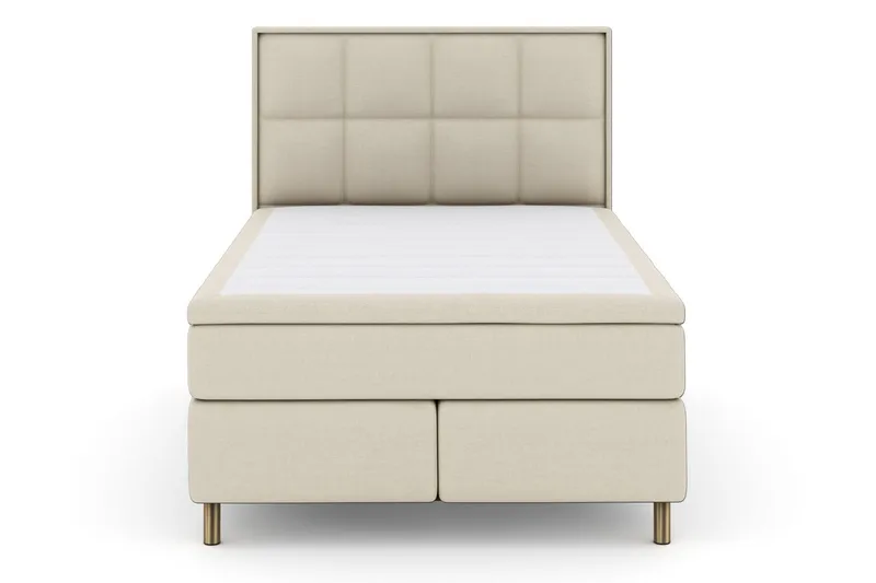 Select No 6 Komplett Sängpaket 160x200 Medium Latex/Memory, Beige/Koppar