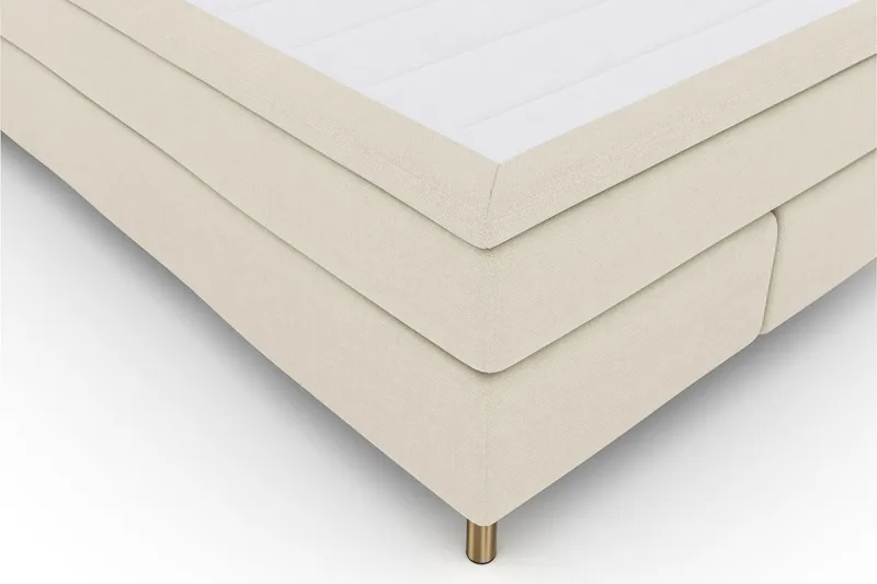 Select No 6 Komplett Sängpaket 160x200 Medium Latex/Memory - Beige/Koppar - Möbler - Säng - Kontinentalsäng
