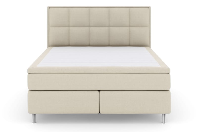 Select No 6 Komplett Sängpaket 180x200 Fast Memory/Pocket - Beige/Metall - Möbler - Säng - Kontinentalsäng