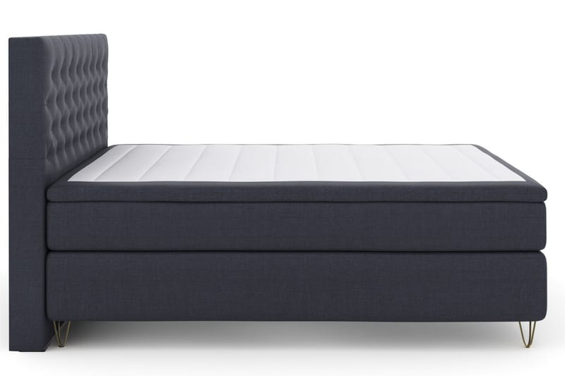 Select No 6 Komplett Sängpaket 180x200 Fast Watergel - Blå/Metall V-form - Möbler - Säng - Komplett sängpaket
