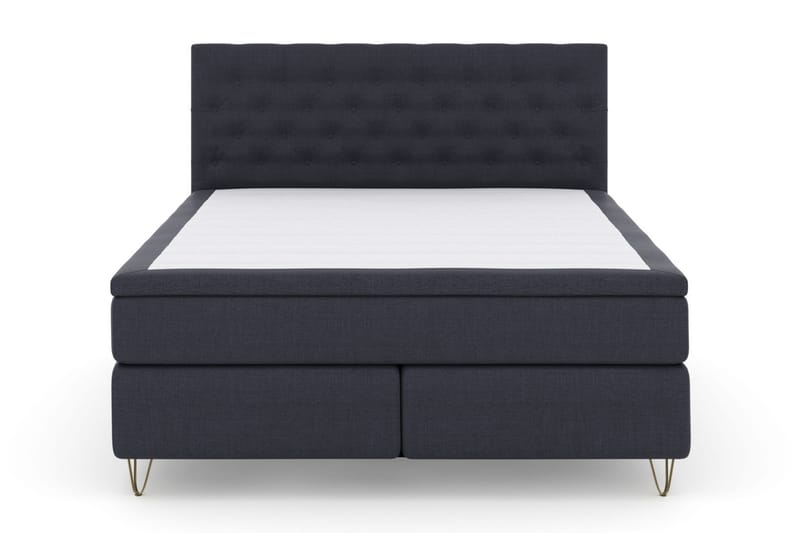 Select No 6 Komplett Sängpaket 180x200 Fast Watergel - Blå/Metall V-form - Möbler - Säng - Komplett sängpaket