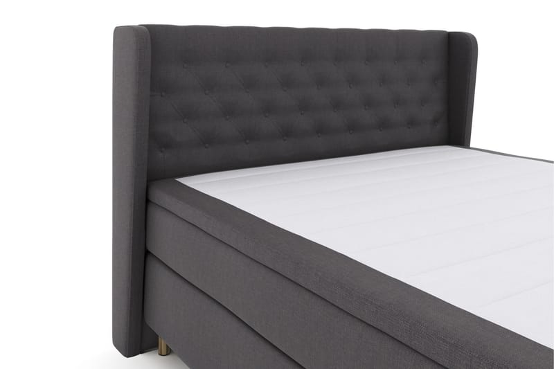 Select No 6 Komplett Sängpaket 180x200 Fast Watergel - Mörkgrå/Koppar - Möbler - Säng - Komplett sängpaket