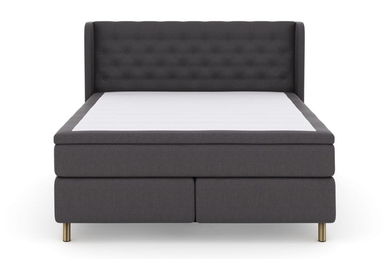 Select No 6 Komplett Sängpaket 180x200 Fast Watergel - Mörkgrå/Koppar - Möbler - Säng - Komplett sängpaket