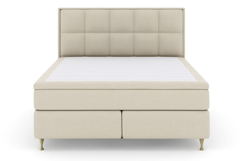 Select No 6 Komplett Sängpaket 180x200 F/M Latex/Memory - Beige/Guld - Möbler - Säng - Komplett sängpaket