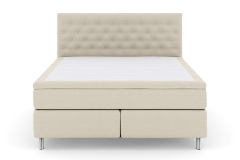 Select No 6 Komplett Sängpaket 180x200 F/M Latex/Memory - Beige/Metall - Komplett sängpaket - Kontinentalsäng - Dubbelsäng