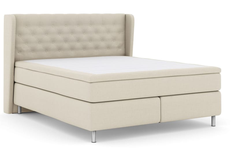 Select No 6 Komplett Sängpaket 180x200 F/M Latex/Memory - Beige/Metall - Möbler - Säng - Komplett sängpaket