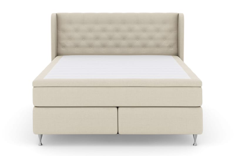 Select No 6 Komplett Sängpaket 180x200 F/M Memory/Pocket - Beige/Silver - Möbler - Säng - Komplett sängpaket