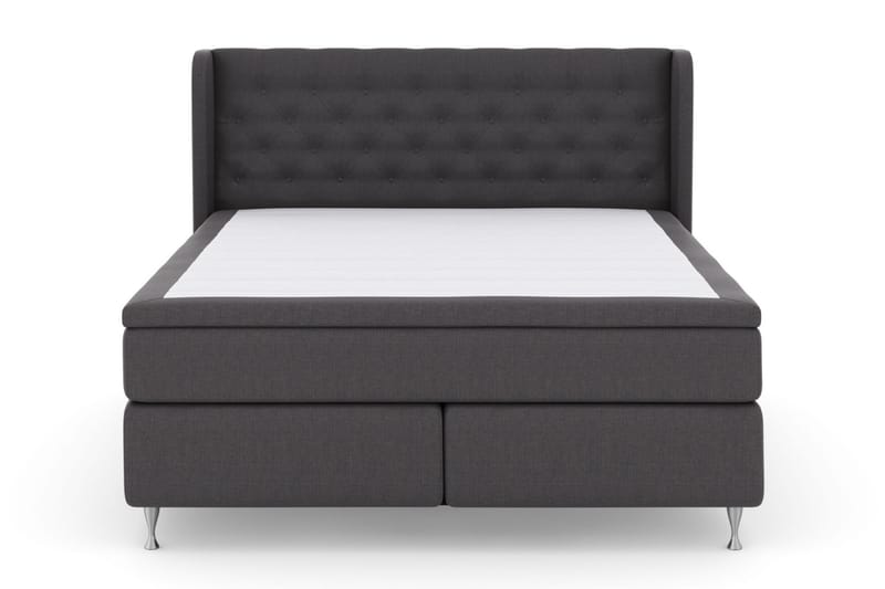 Select No 6 Komplett Sängpaket 180x200 F/M Memory/Pocket - Mörkgrå/Silver - Möbler - Säng - Komplett sängpaket
