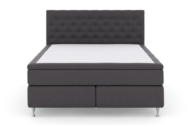 Select No 6 Komplett Sängpaket 180x200 F/M Memory/Pocket - Mörkgrå/Silver - Möbler - Säng - Kontinentalsäng