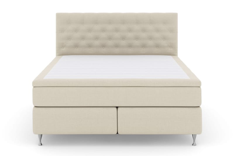 Select No 6 Komplett Sängpaket 180x200 Medium Latex/Memory - Beige/Silver - Komplett sängpaket - Kontinentalsäng - Dubbelsäng