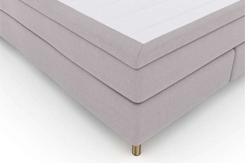Select No 6 Komplett Sängpaket 180x200 Medium Latex/Memory - Ljusgrå/Koppar - Möbler - Säng - Komplett sängpaket
