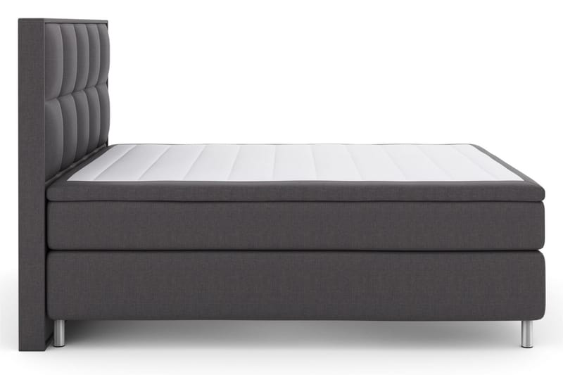 Select No 6 Komplett Sängpaket 210x210 Fast/Medium Watergel - Mörkgrå/Metall - Möbler - Säng - Komplett sängpaket