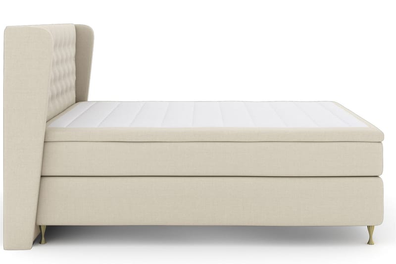 Select No 6 Komplett Sängpaket 210x210 F/M Latex/Memory - Beige/Guld - Möbler - Säng - Komplett sängpaket