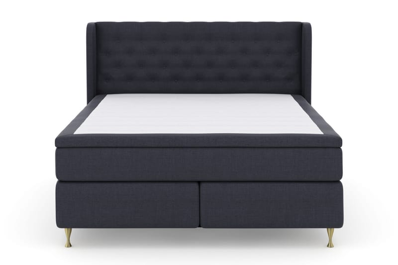 Select No 6 Komplett Sängpaket 210x210 F/M Latex/Memory - Blå/Guld - Möbler - Säng - Komplett sängpaket