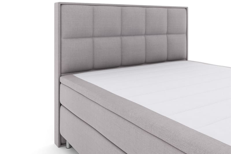 Select No 6 Komplett Sängpaket 210x210 F/M Latex/Memory - Ljusgrå/Metall - Möbler - Säng - Komplett sängpaket