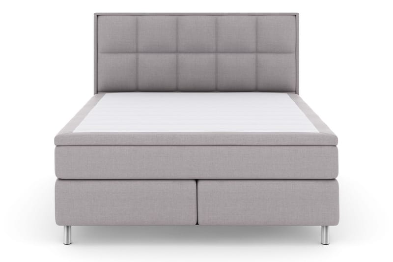 Select No 6 Komplett Sängpaket 210x210 F/M Latex/Memory - Ljusgrå/Metall - Möbler - Säng - Komplett sängpaket