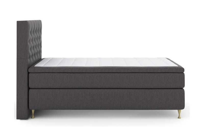 Select No 6 Kontinentalsäng 120x200 Fast Latex/Memory - Mörkgrå - Möbler - Säng - Kontinentalsäng