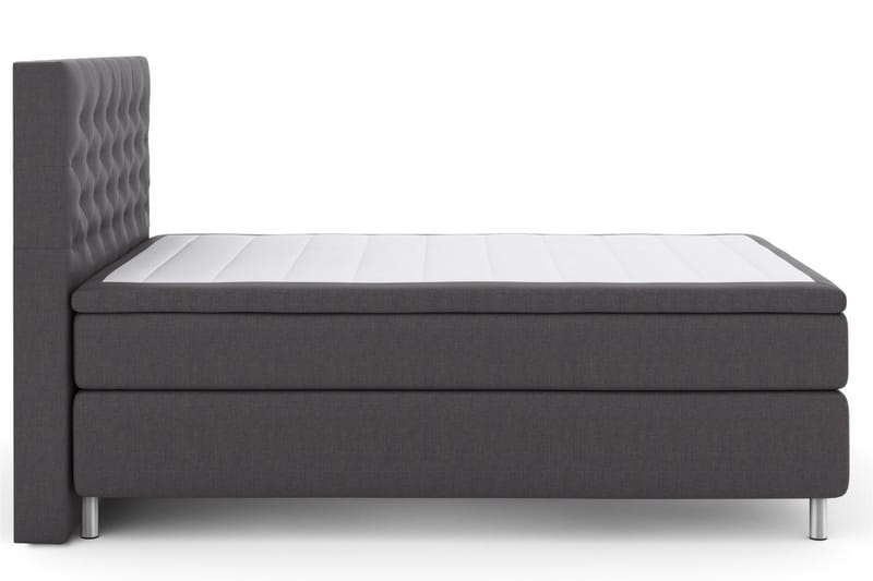 Select No 6 Kontinentalsäng 140x200 Fast Memory/Pocket - Mörkgrå/Metall - Möbler - Säng - Kontinentalsäng