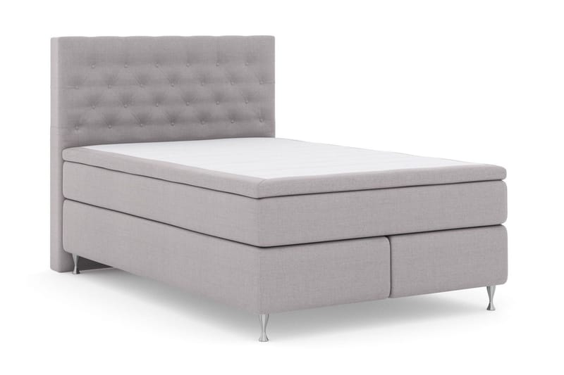 Select No 6 Kontinentalsäng 140x200 Fast Watergel - Ljusgrå/Silver - Möbler - Säng - Kontinentalsäng