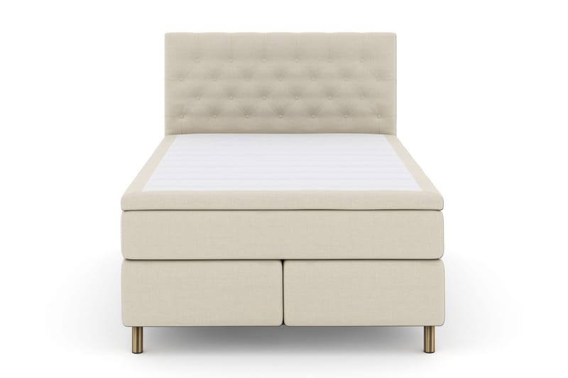 Select No 6 Kontinentalsäng 140x200 F/M Memory/Pocket - Beige/Koppar - Möbler - Säng - Kontinentalsäng