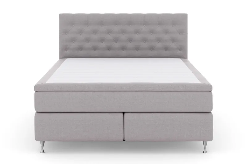 Select No 6 Kontinentalsäng 160x200 Fast Watergel - Ljusgrå/Silver - Möbler - Säng - Kontinentalsäng