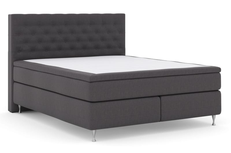 Select No 6 Kontinentalsäng 160x200 Fast Watergel - Mörkgrå/Silver - Möbler - Säng - Kontinentalsäng