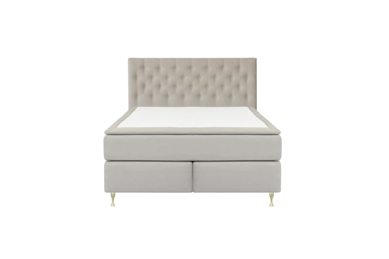 Select No 6 Kontinentalsäng 210x210 Fast/Medium Latex/Memory - Beige/Guld - Möbler - Säng - Kontinentalsäng