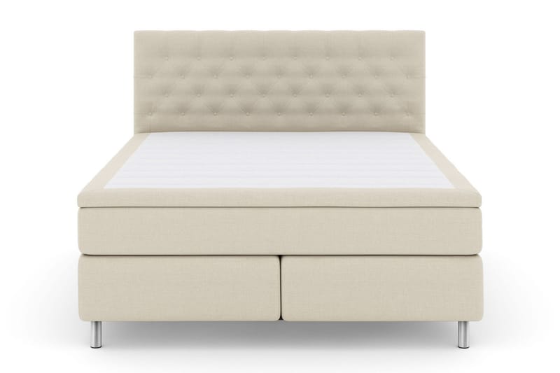 Select No 6 Kontinentalsäng 210x210 F/M Memory/Pocket - Beige/Metall - Möbler - Säng - Kontinentalsäng