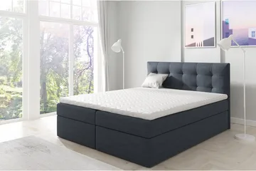 Skaftå Kontinentalsäng 160x200 cm - Svart/Grå/Vit - Möbler - Säng - Kontinentalsäng