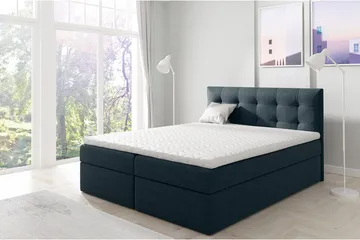 Skaftå Kontinentalsäng 200x200 cm - Svart/Blå/Grå/Vit - Möbler - Säng - Kontinentalsäng