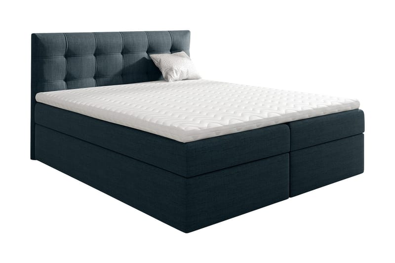 Skaftå Kontinentalsäng 200x200 cm - Svart/Blå/Grå/Vit - M öbler - Säng - Kontinentalsäng