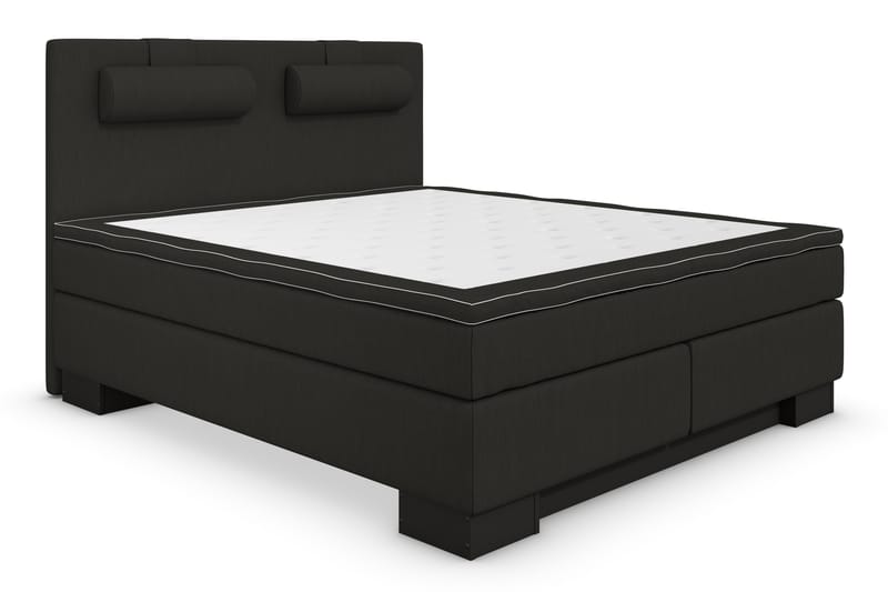 Superior Lyx Komplett Sängpaket 160x200 - Svart Sockel - Komplett sängpaket - Kontinentalsäng - Dubbelsäng