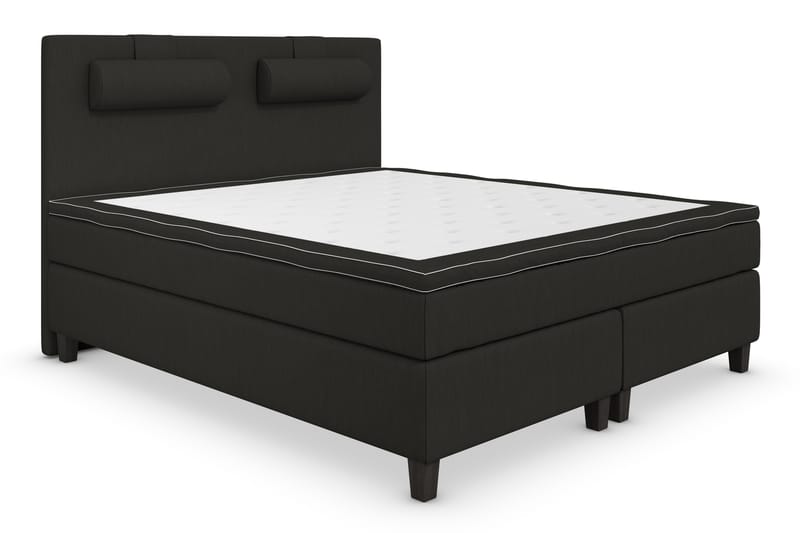 Superior Lyx Komplett Sängpaket 160x200 - Svarta Ben - Komplett sängpaket - Kontinentalsäng - Dubbelsäng