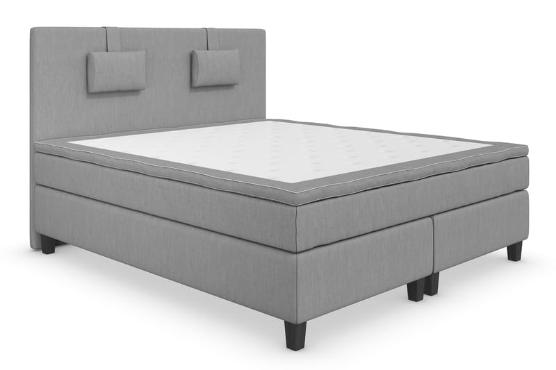 Superior Lyx Komplett Sängpaket 160x200 - Svarta Ben - Dubbelsäng - Komplett sängpaket - Kontinentalsäng
