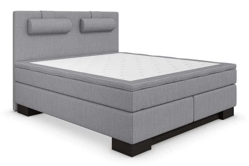 Superior Lyx Komplett Sängpaket 180x200 - Svart Sockel - Dubbelsäng - Komplett sängpaket - Kontinentalsäng