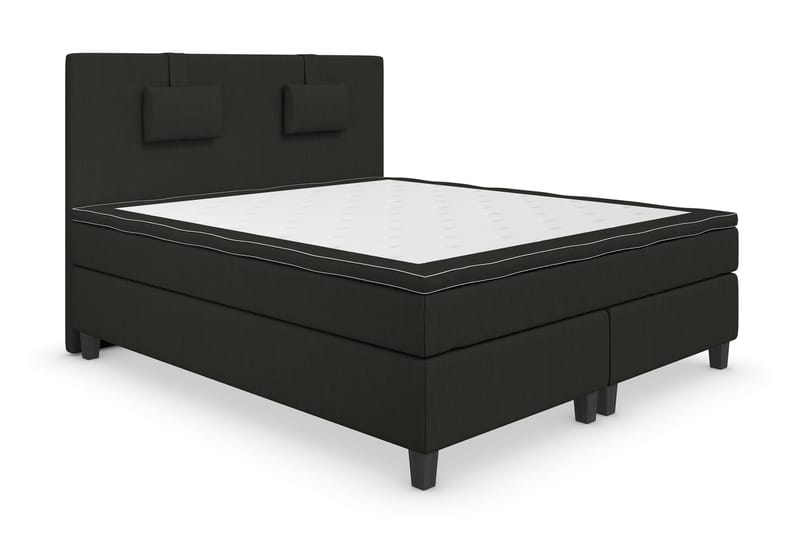 Superior Lyx Komplett Sängpaket 180x200 - Svarta Ben - Möbler - Säng - Komplett sängpaket