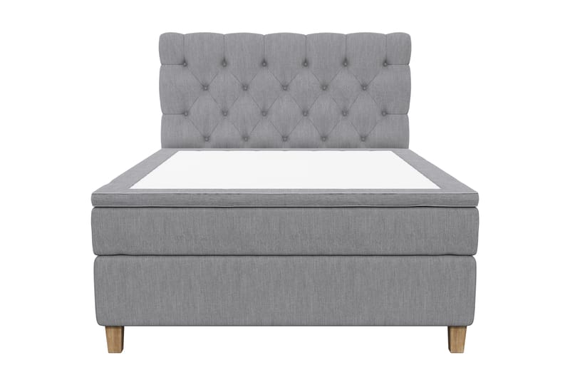 Superior Lyx Kontinentalsäng140x200 - Ljusgrå - Möbler - Säng - Kontinentalsäng