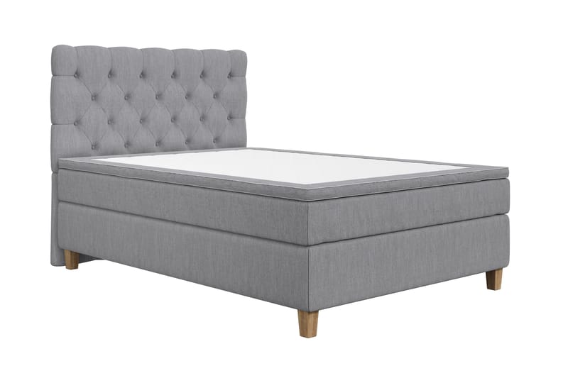 Superior Lyx Kontinentalsäng140x200 - Ljusgrå - Möbler - Säng - Kontinentalsäng
