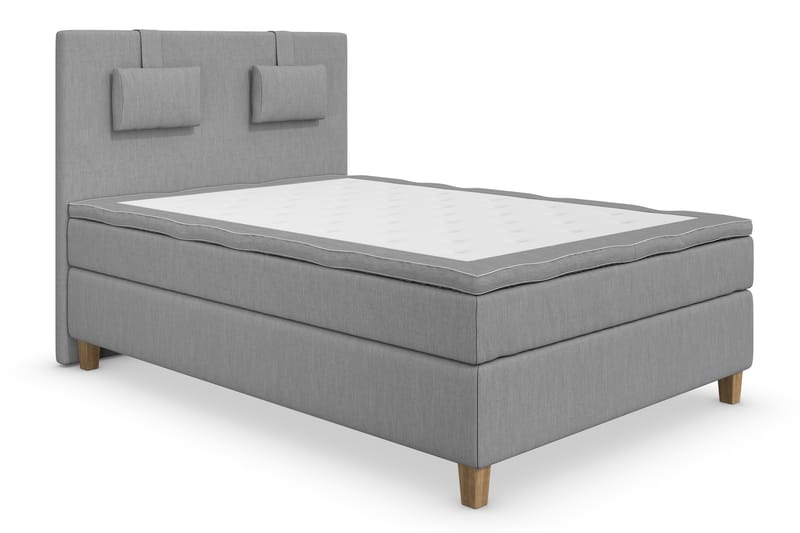 Superior Lyx Kontinentalsäng140x200 - Ljusgrå - Möbler - Säng - Kontinentalsäng