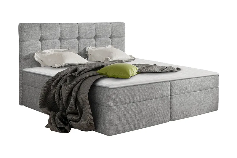Svenes Kontinentalsäng 140x200 cm - Grå - Möbler - Säng - Kontinentalsäng