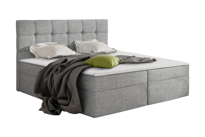 Svenes Kontinentalsäng 160x200 cm - Grå - Möbler - Säng - Kontinentalsäng
