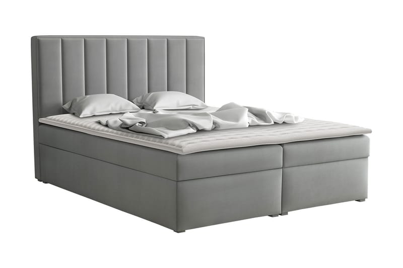 Valasco Kontinentalsäng 140x200 cm  Grå - Grå - Möbler - Säng - Kontinentalsäng
