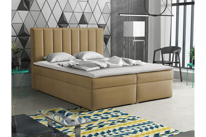 Valasco Kontinentalsäng 180x200 cm - Beige - Möbler - Säng - Kontinentalsäng