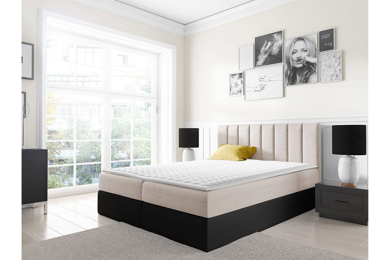 Vasil Kontinentalsäng 200x200 - Beige - Möbler - Säng - Kontinentalsäng