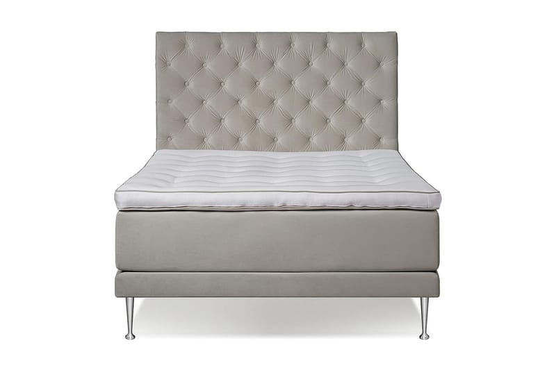 VICTORIA Kontinentalsäng 140 - Beige - Möbler - Säng - Kontinentalsäng