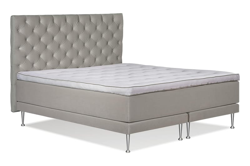 VICTORIA Kontinentalsäng 180 - Beige - Möbler - Säng - Komplett sängpaket
