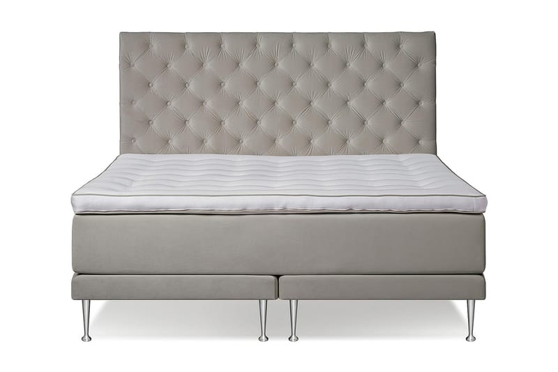 VICTORIA Kontinentalsäng 180 - Beige - Möbler - Säng - Komplett sängpaket